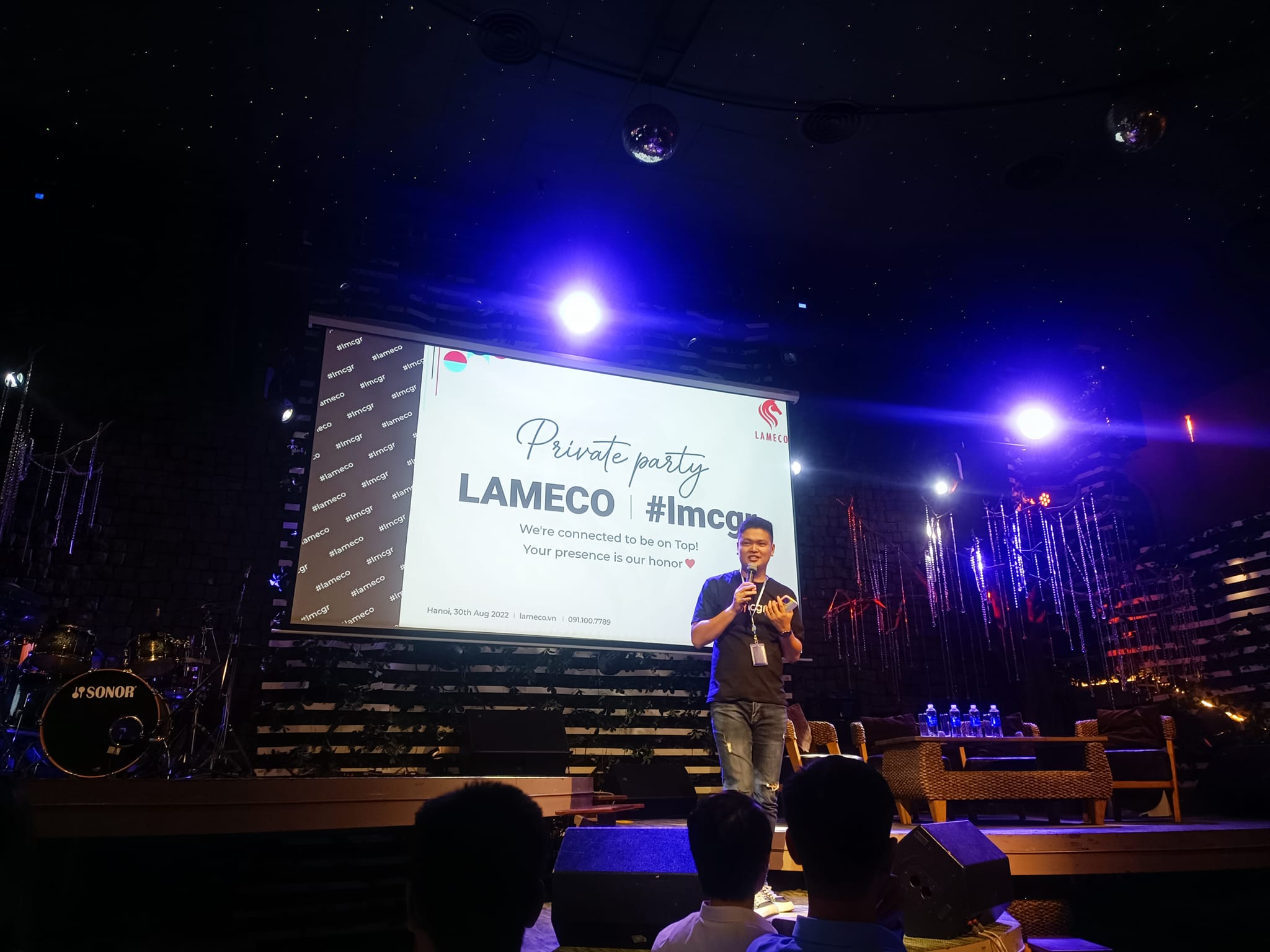 LMC team at a company event in Hanoi